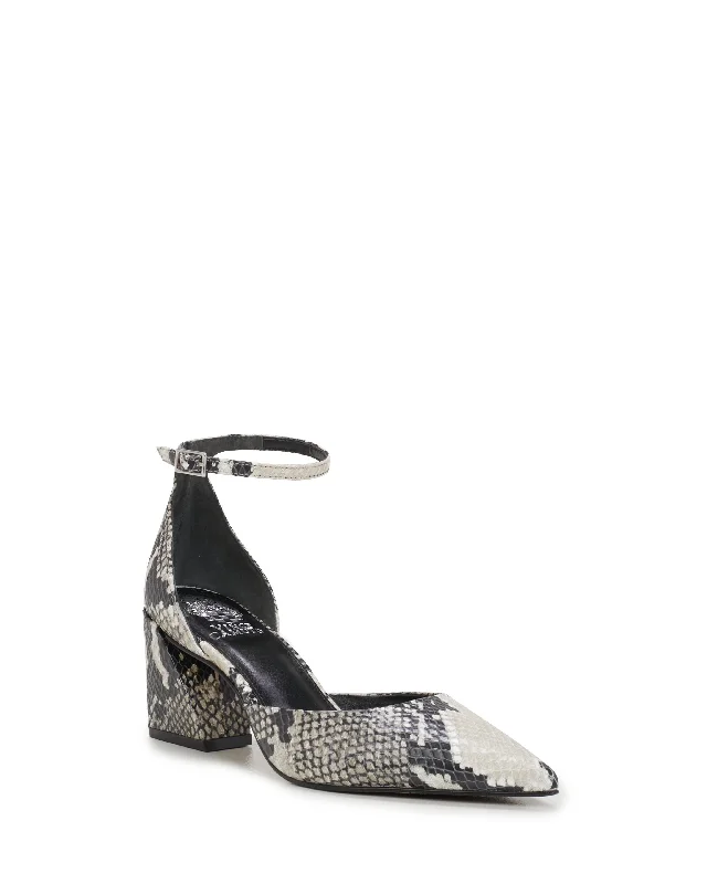 Women's non - slip stiletto heel pumps for safety on slippery floorsVince Camuto SORENN IVORY MULTI/GRAPHIC SOFT