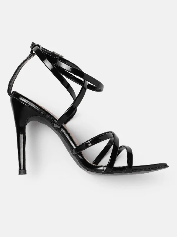 Women's stretchy stiletto heel pumps for easy on and offFANTASY NOIR