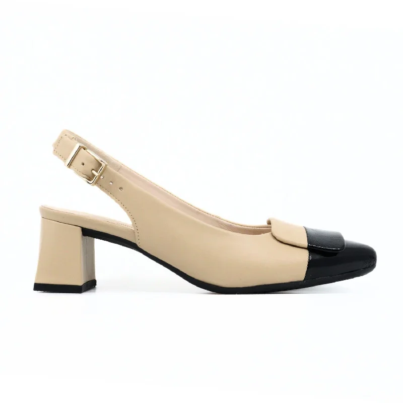 Women's adjustable - strap stiletto heel pumps for a customizable fitPump Slingback In Caramel