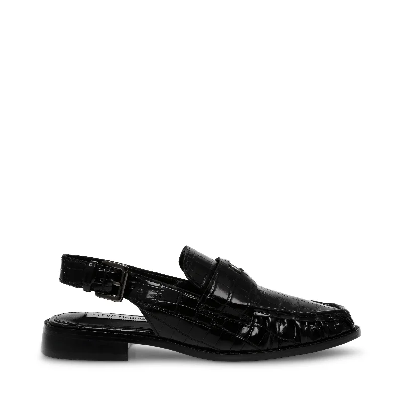 Lightweight Women's Mesh - Paneled Loafers in White for BreathabilityRavine Sandal BLACK CROCO