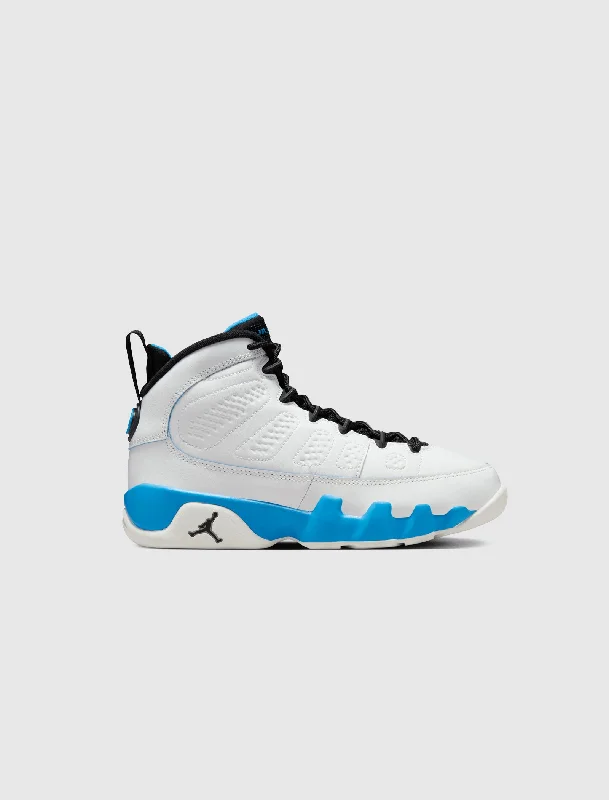 Vegan - Friendly Women's Sneakers Made from Recycled Materials for an Eco - Conscious ChoiceAIR JORDAN 9 RETRO "POWDER BLUE" GS