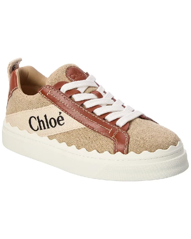 Lace - Up Women's Athletic Sneakers with Shock - Absorbing Midsoles for Intense WorkoutsChloé Lauren Canvas & Leather Sneaker