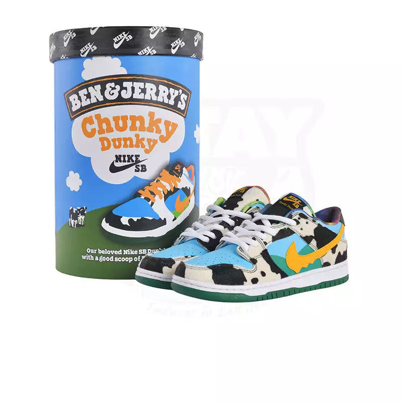 Women's Sneakers with Hidden Wedges for a Subtle Height Boost and Added StyleDUNK LOW (OG BOX) - BEN & JERRY