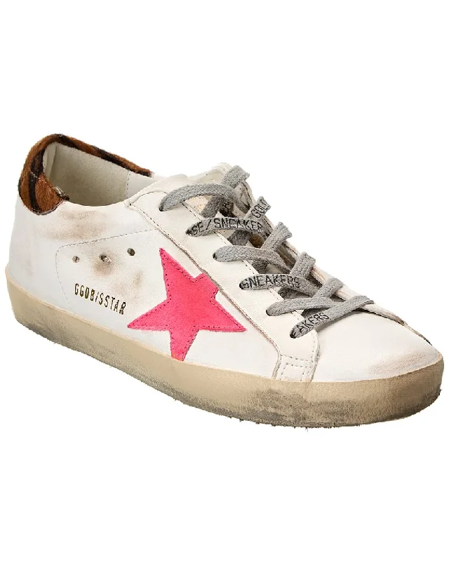 Retro - Style Women's Sneakers in Pastel Colors for a Nostalgic and Fashionable VibeGolden Goose Superstar Leather Sneaker