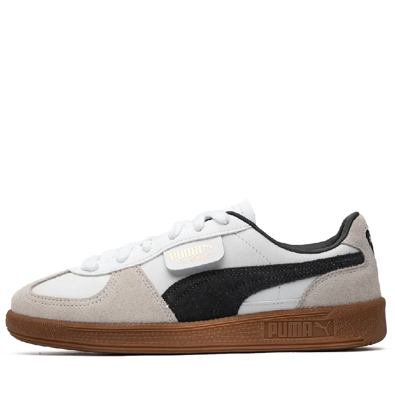 Wide - Width Women's Sneakers for Comfortable Fit for Those with Wider FeetPuma Palermo Leather - White/Vapor Grey