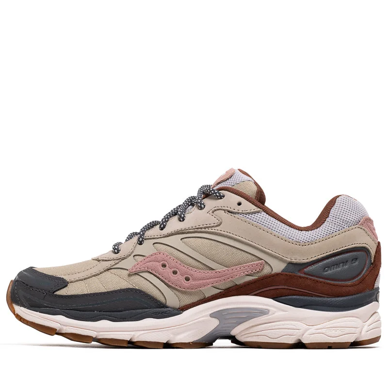 Chunky - Sole Women's Platform Sneakers in White for a Trendy Street Style LookSaucony Progrid Omni 9 - Tan/Grey