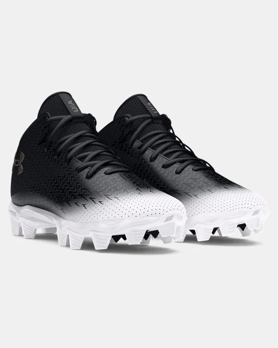 Smart - Tech Women's Sneakers with Fitness Tracking Features for Active Lifestyle EnthusiastsMen's UA Spotlight Franchise 4.0 RM Football Cleat - Black/White/Metallic Gun Metal