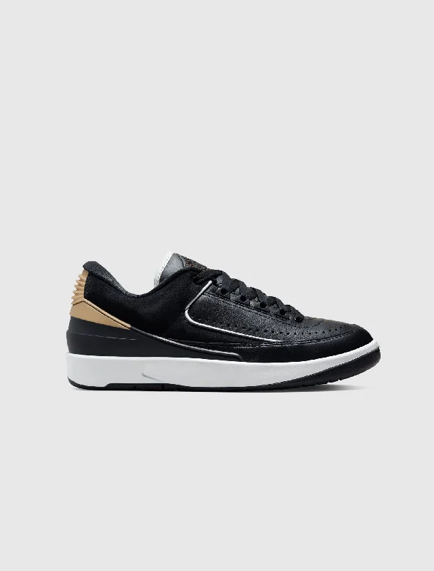 Chunky - Sole Women's Platform Sneakers in White for a Trendy Street Style LookWOMENS AIR JORDAN 2 LOW "BLACK/ VARSITY RED"