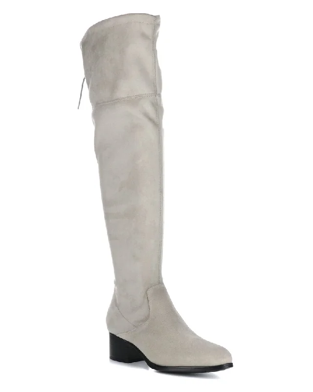 Plus Size Women's Waterproof Snow Boots in Gray for Winter AdventuresBos. & Co. Rewind Suede Boot