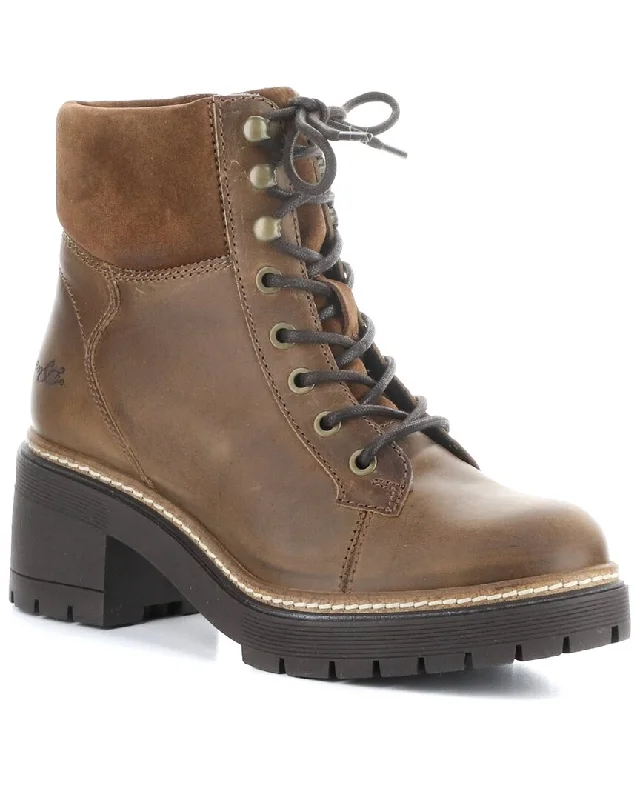 Women's Ankle Boots with Cut - Out Details in Beige for a Unique and Stylish EdgeBos. & Co. Zoa Waterproof Leather Boot