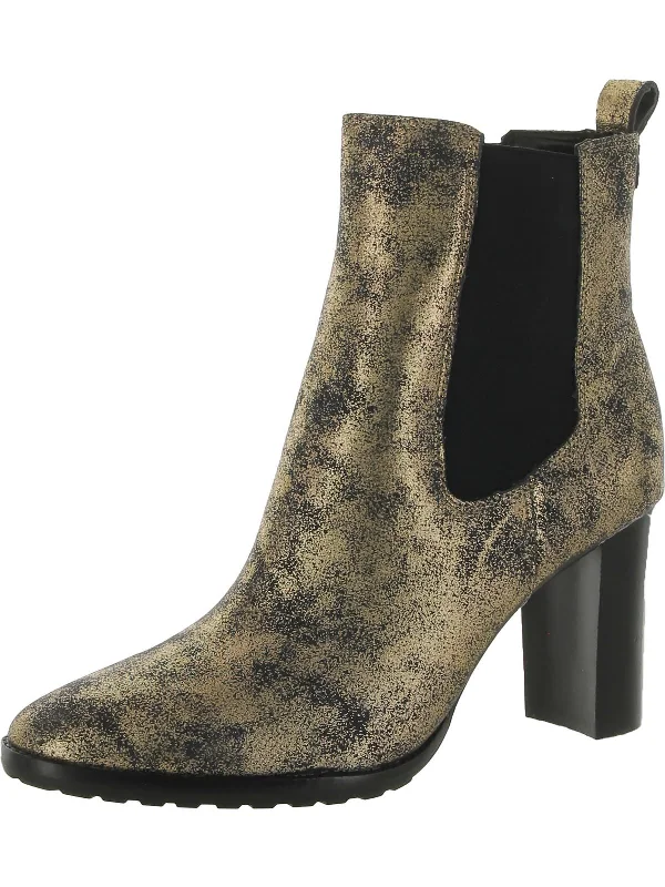 Women's Ankle Boots with Cut - Out Details in Beige for a Unique and Stylish EdgeMylah Womens Stretch Ankle Chelsea Boots