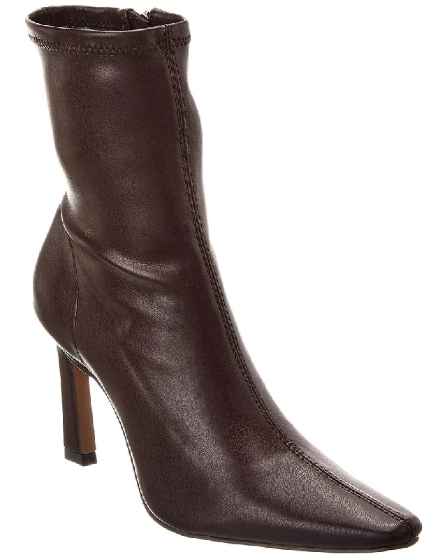 Plus Size Women's Block - Heeled Ankle Boots in Red for a Bold and Chic StatementSTEVEN by Steve Madden Sally Bootie