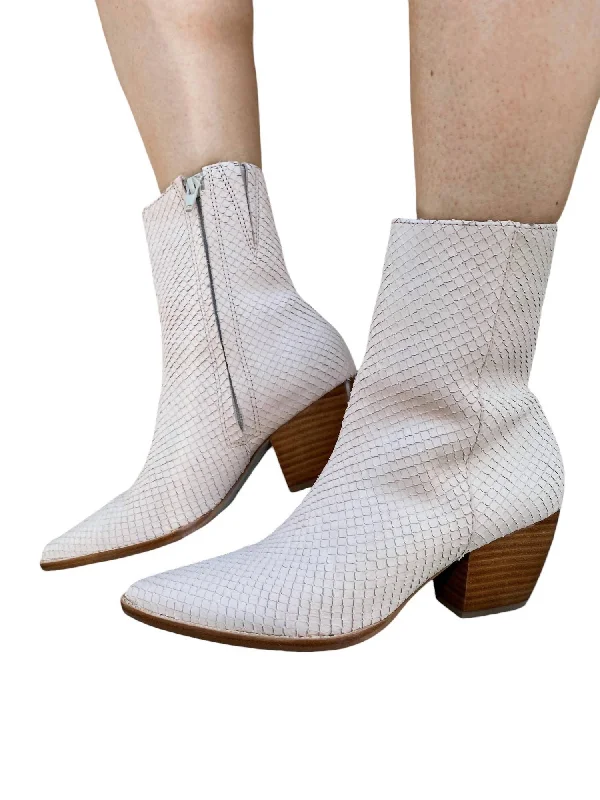 Women's Lace - Trimmed Knee - High Boots in Ivory for a Feminine and Elegant EnsembleWomen's Caty Ankle Booties In Blush