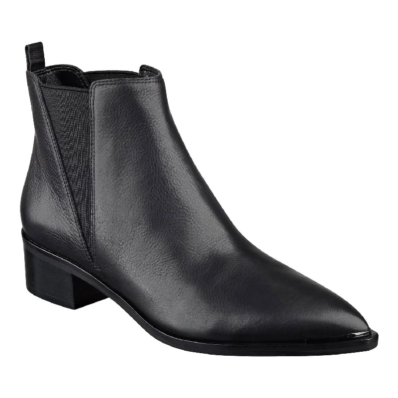 Women's Platform Chelsea Boots in Black for a Modern and Fashion - Forward AppearanceWomen's Yale Chelsea Bootie In Black Leather